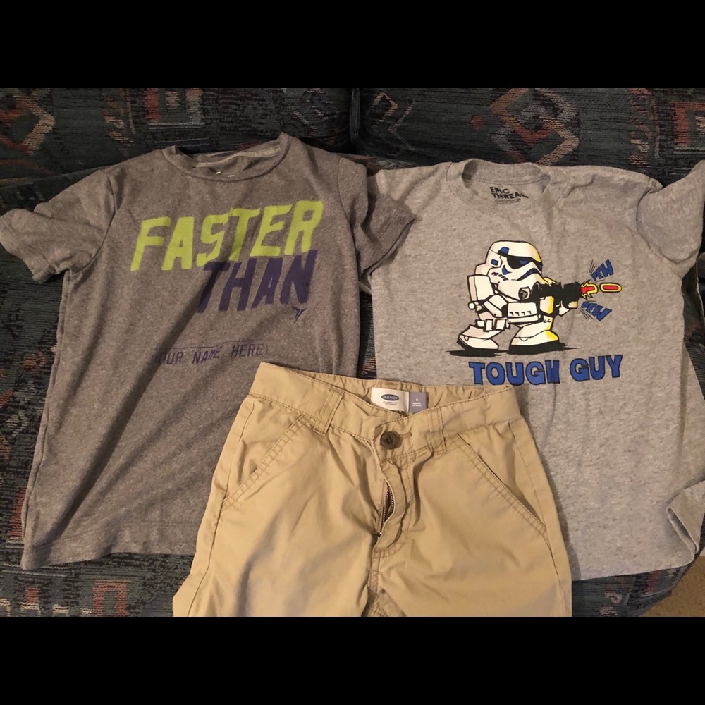 BUNDLE DEAL! Size 6 Shirts & Shorts